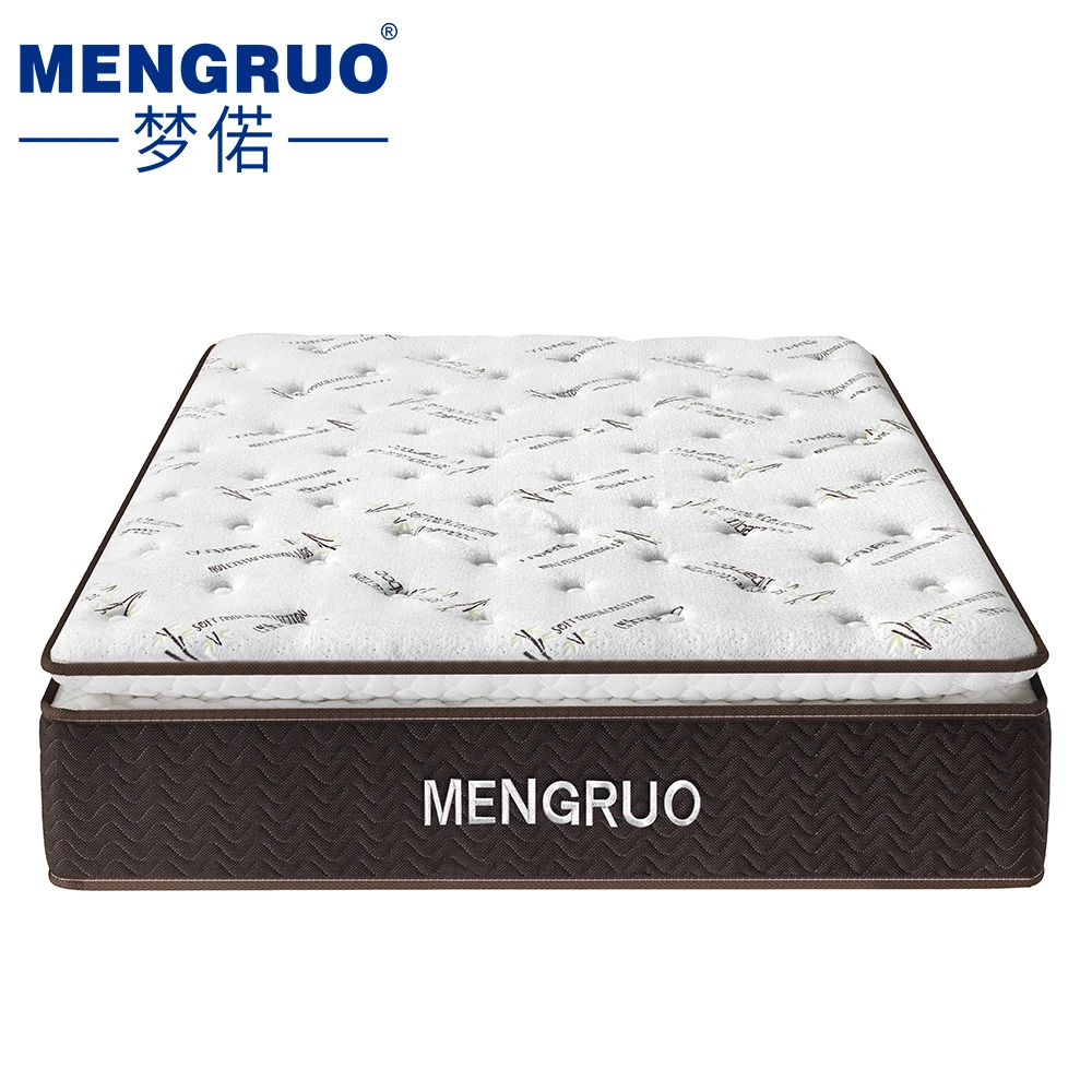 Man Use High Density Foam Double Bed Mattress Wholesale Price 72 x 60 Inch Pocket Coil Spring Mattress
