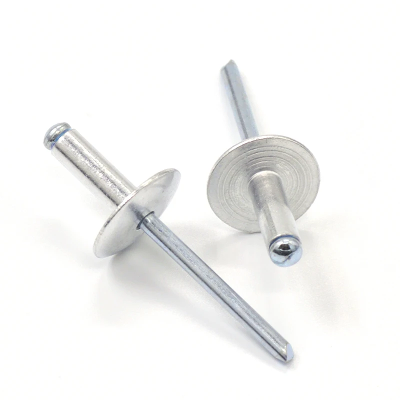 China Factory Supply 4.8mm Aluminum/Steel Flange Open End Blind Rivet