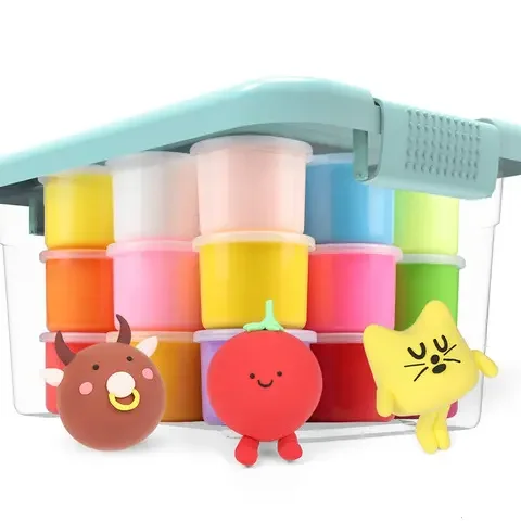 Colored Air Dry Clay Set for kids modeling kit Tools Soft Toys  Polymer Super Light clay