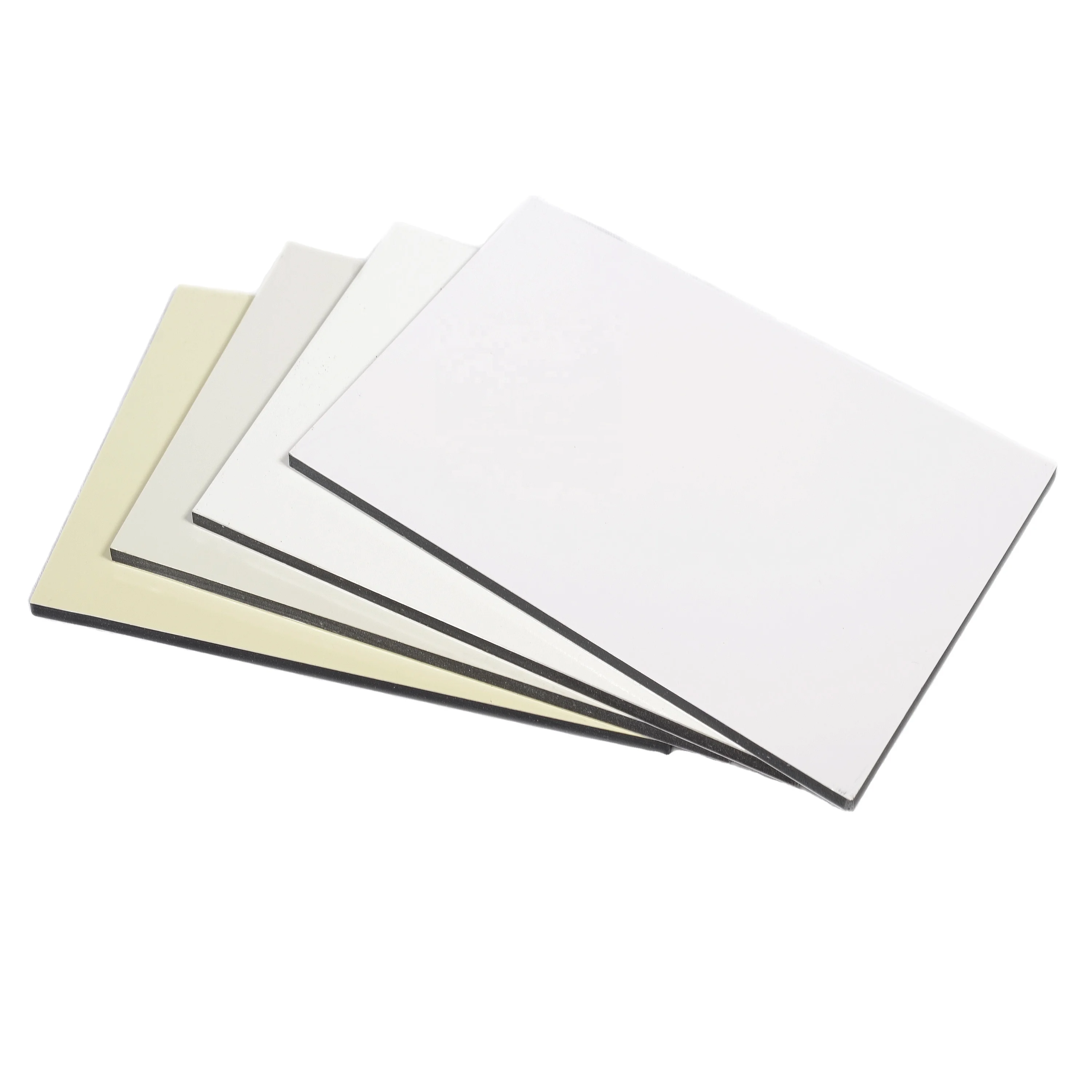 3MM UV printing aluminum composite panel both sides white color standard reasonable price composite wall cladding ACP