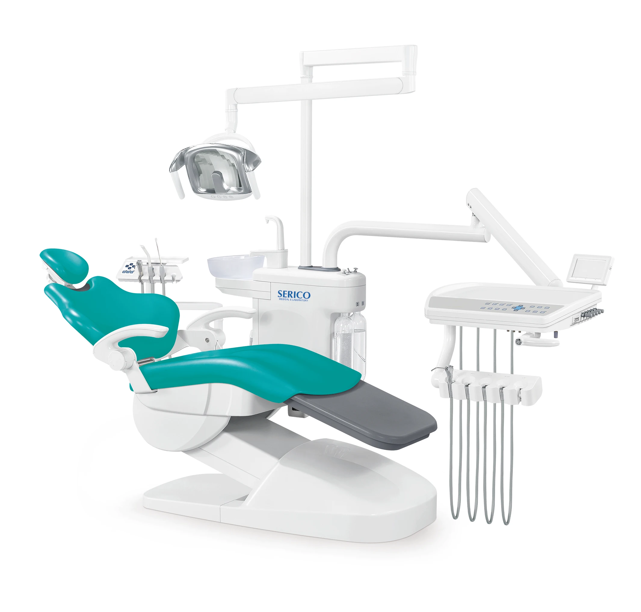 SERICO Hospital Luxury  Grounded Type Dental Chair Dental Unit Model: AL-398AA-1 Ergonomic Design