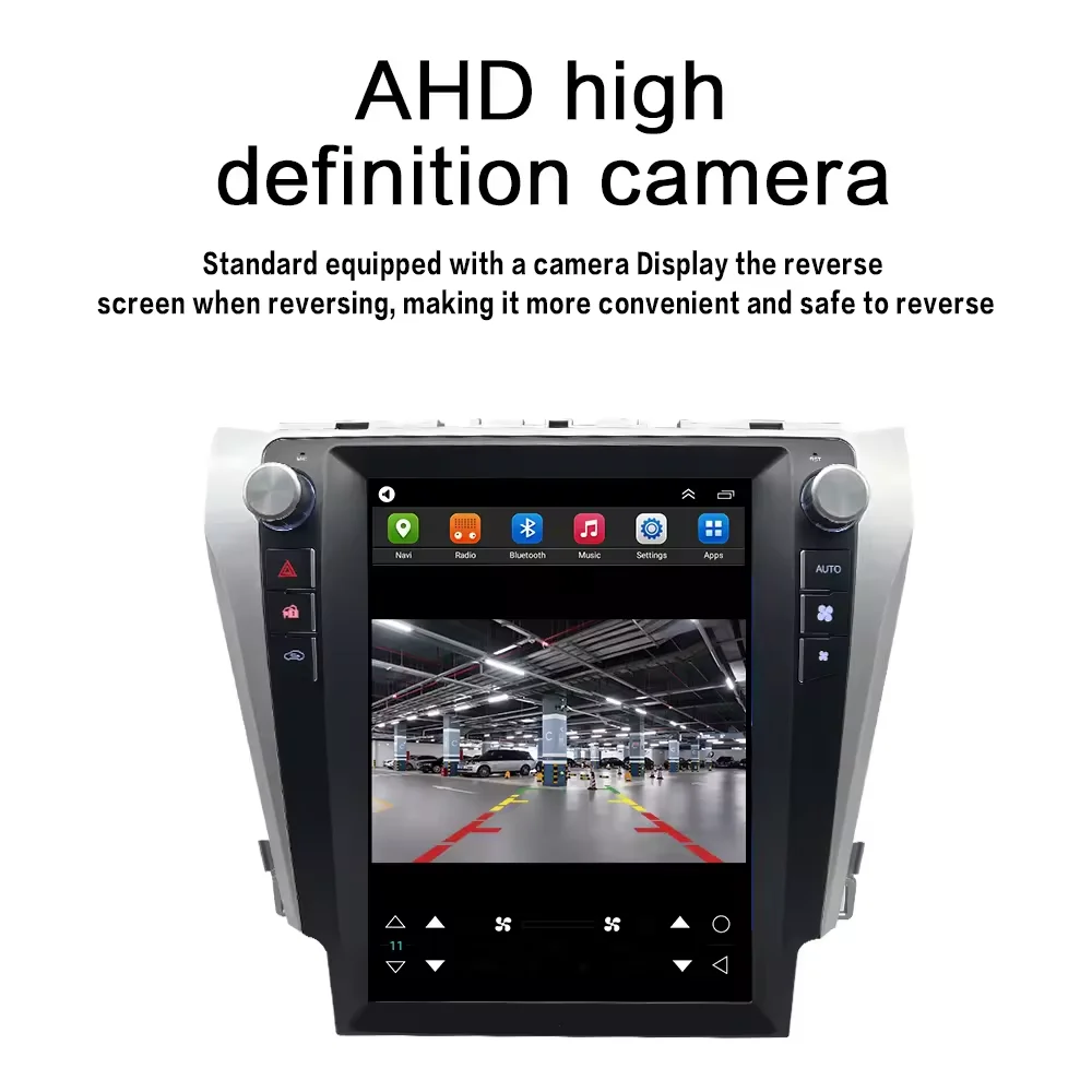 lelv or Toyota Camry 2012 2013-2017 Android Car Radio Stereo Autoradio Tesla Style Screen Multimedia Player Gps
