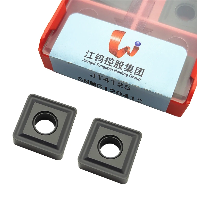 Tungsten Holding Jiangwu SNMG 120408 120412 JT4125 lathe blade for steel parts External turning tool bar Cutting edge
