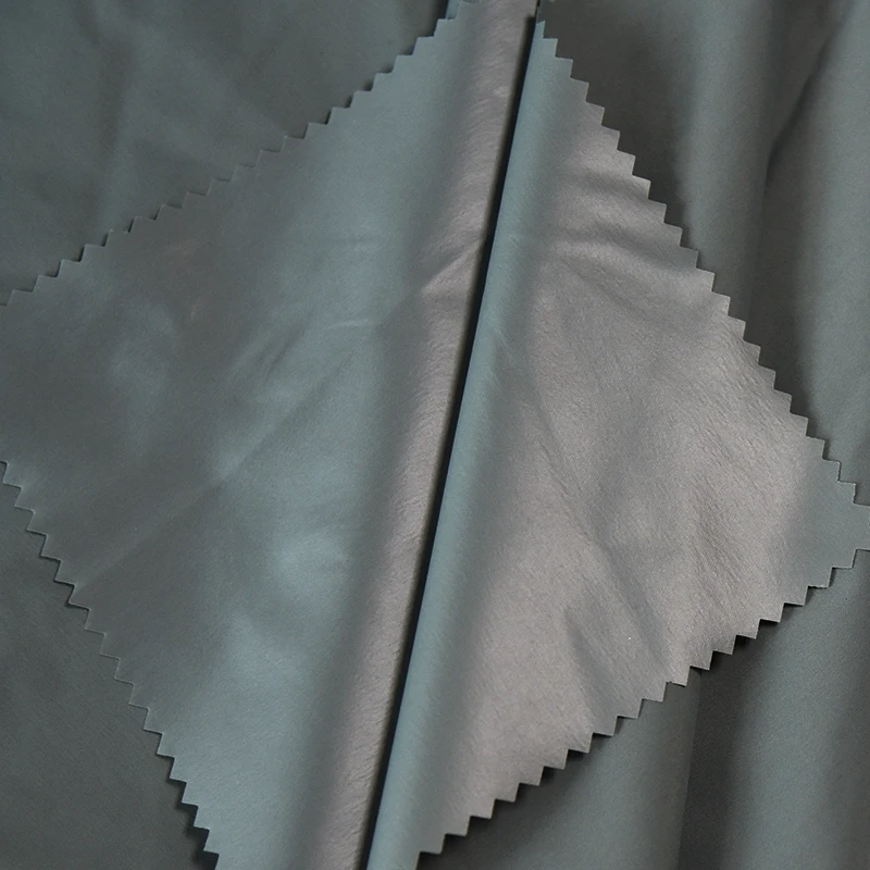 
94% Nylon 6% Spandex Elastic Plain Ripstop Plain Skin Coat Downproof Quick Dry Light Fabric 