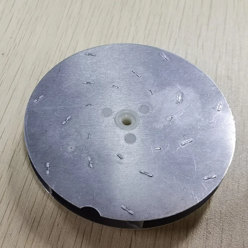 56mm mini Aluminum alloy impeller Hot sale aluminum fan impeller for burning machine fan blade