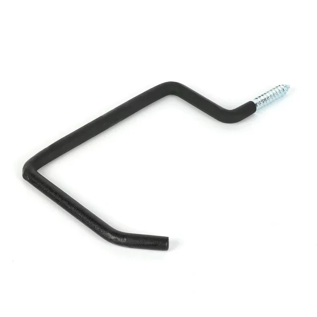 Wall Mounted Ladder Bicycle Tool Hanger Garage PVC Coated Steel Screw Hook