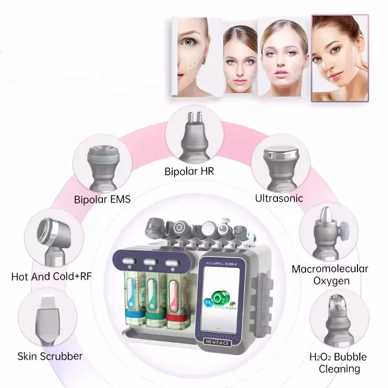 red light therapy device face scrubber microdermabrasion machine oxygen hydromaster hydro facial machine facial mist sprayer
