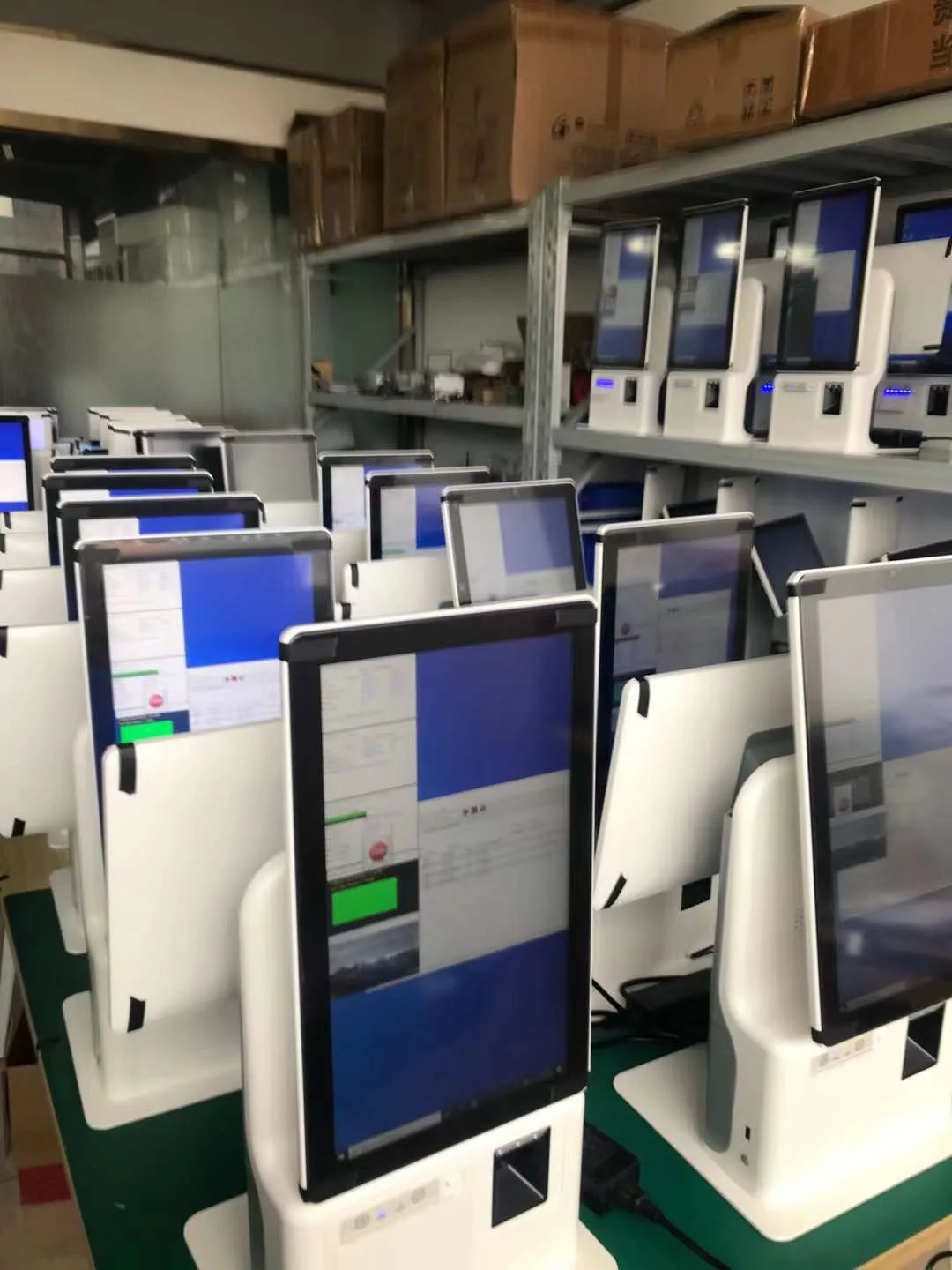 15.8 inch pos system qr scanner ic or id card reader tablet electronic kiosk pos self ordering lcd fast food kiosk