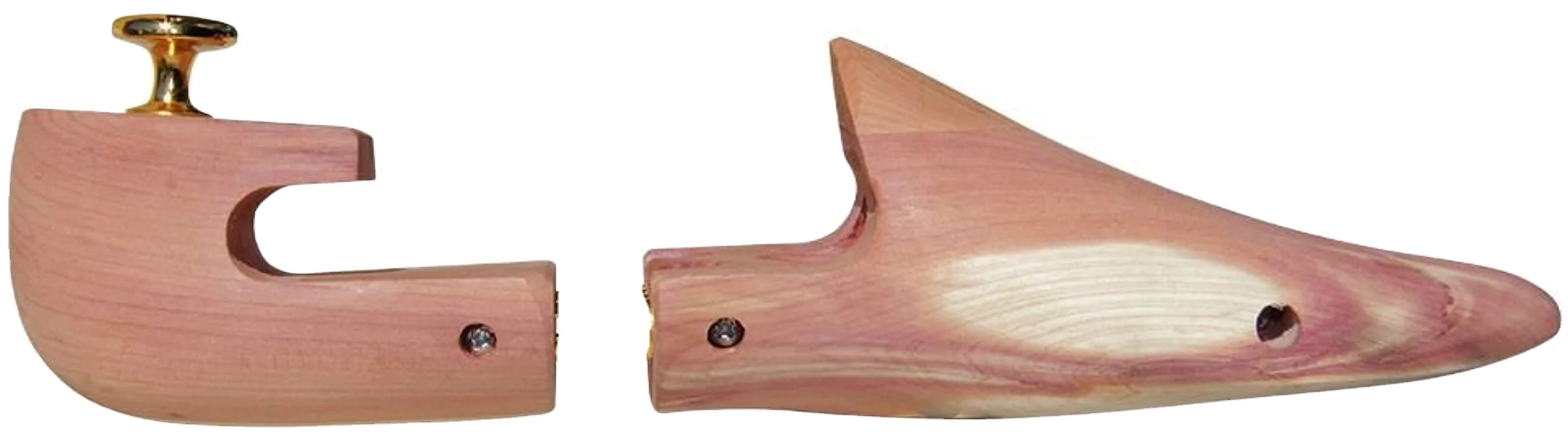Custom logos Twin Tube Cedar shoe tree adjustable for men
