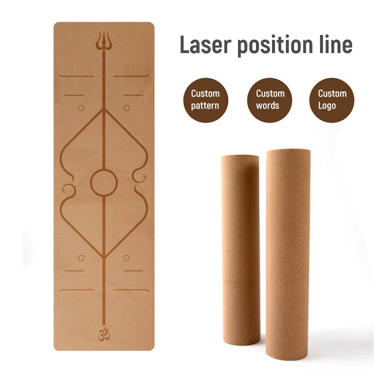 
Extra soft best selling cork yoga mat custom with logo 