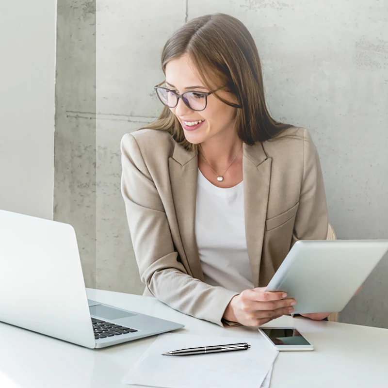 China 16GB 32GB 64GB Lectures Meetings Classes Portable Mini Voice Recorder Write Recorder Pen