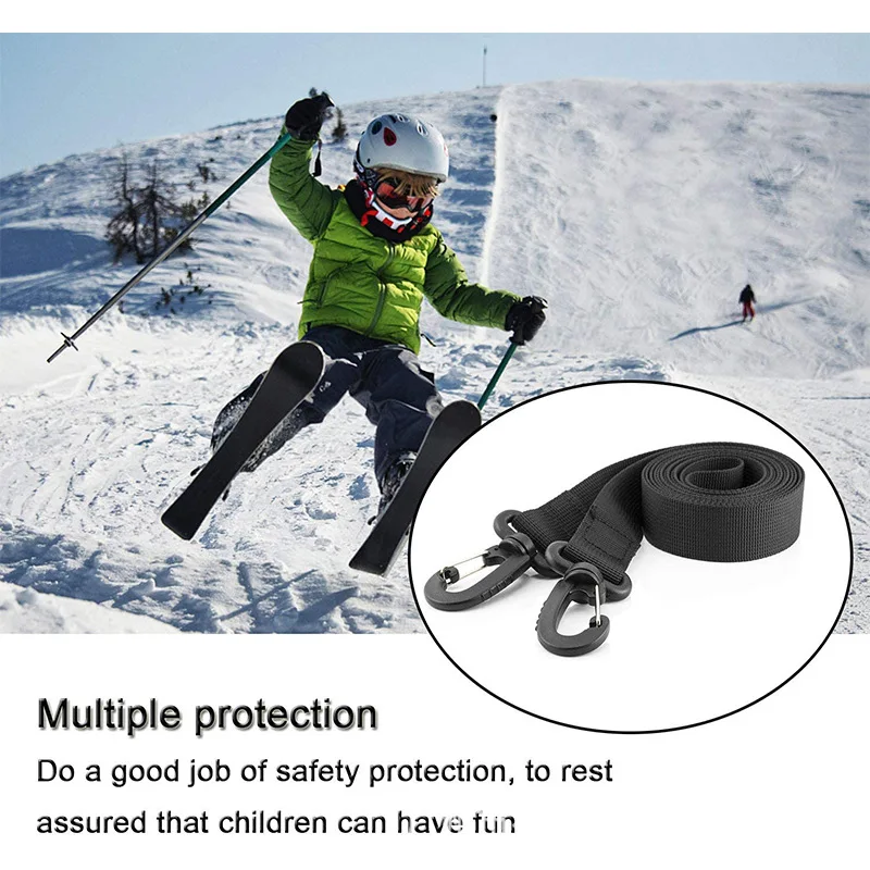 Ski Strap Children Safety Traction Rope For Outdoor Oxford Cloth Nylon Ski Training Chest Leash Skiing Beginner Protection Rope