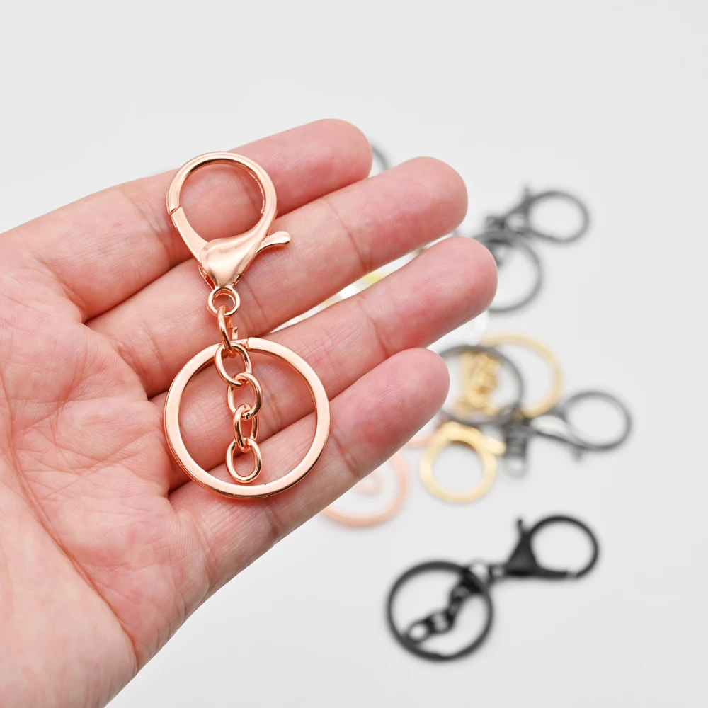 Hot Sale Metal Plated Lobster Clasp Hooks Keychain DIY Bag Accessories High Quality Lobster Key Chain