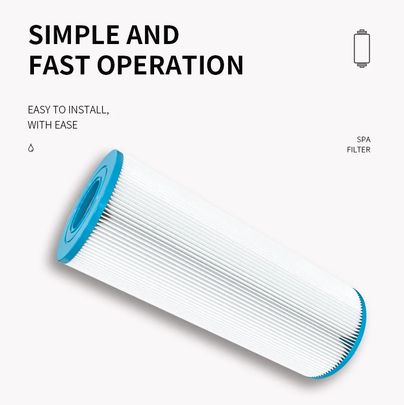 Proway China Paper Pleated Spa Filter Cartridge Used Pool Filters for Sale