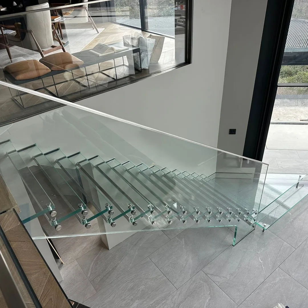 Glass Stair Floor