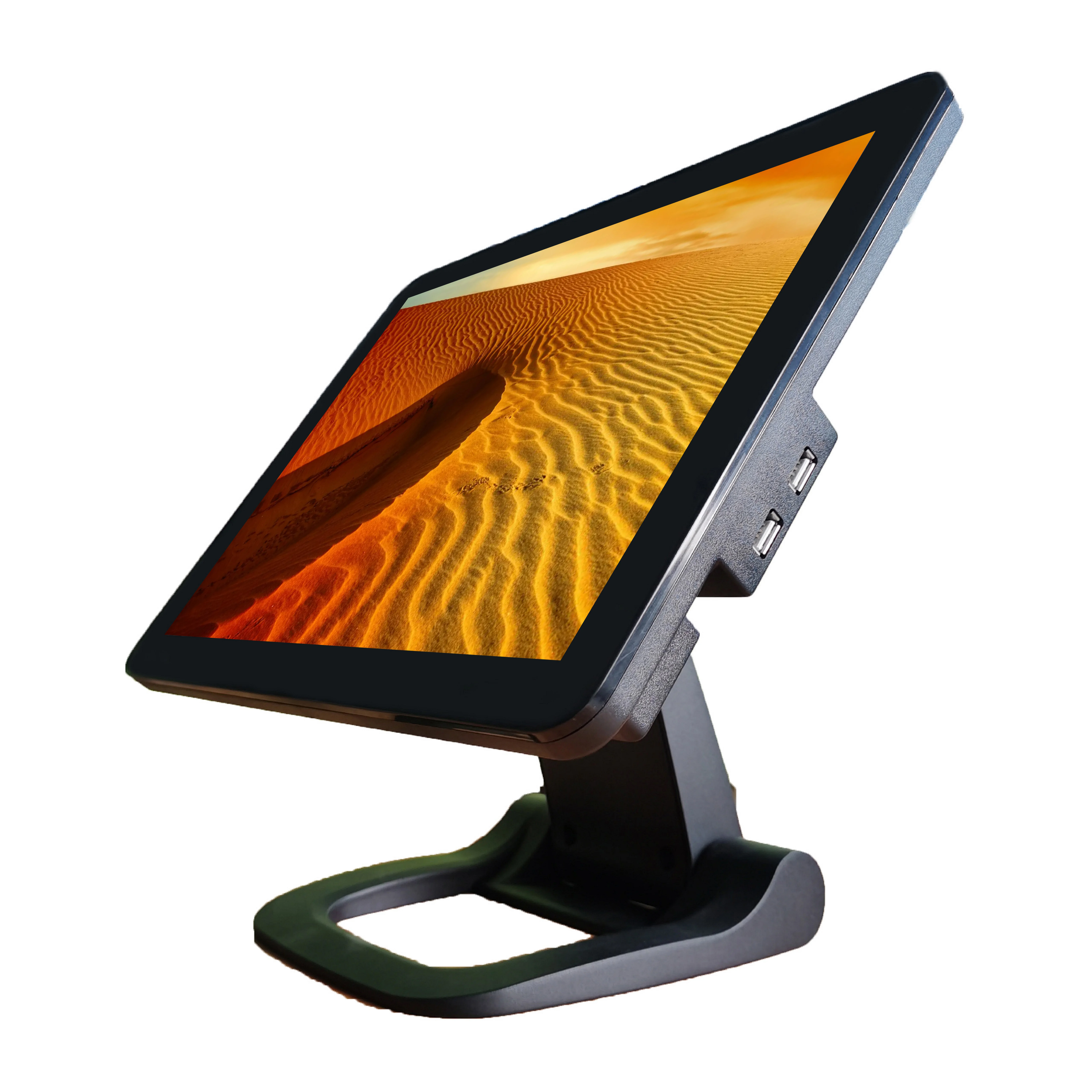 Popular POS Machine Foldable Body with 15 Inch Display for Restaurant Hospital/All In One Pos System Window 10/Retail Pos System