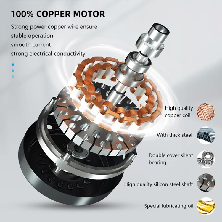 Modern Design 32 Inch 5 Abs Blade Dc Motor Decorative Remote Control Led Ceiling Fan With Light