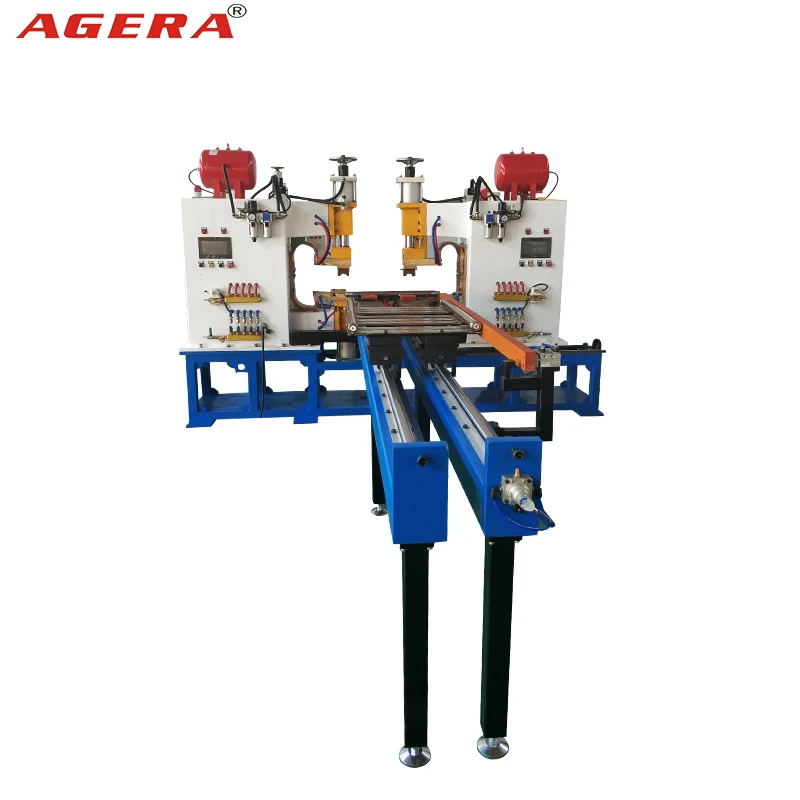 Electric Heating Heating Radiator Welding Equipment 2 Heads Automatic Spot Welder for Sheet Metal