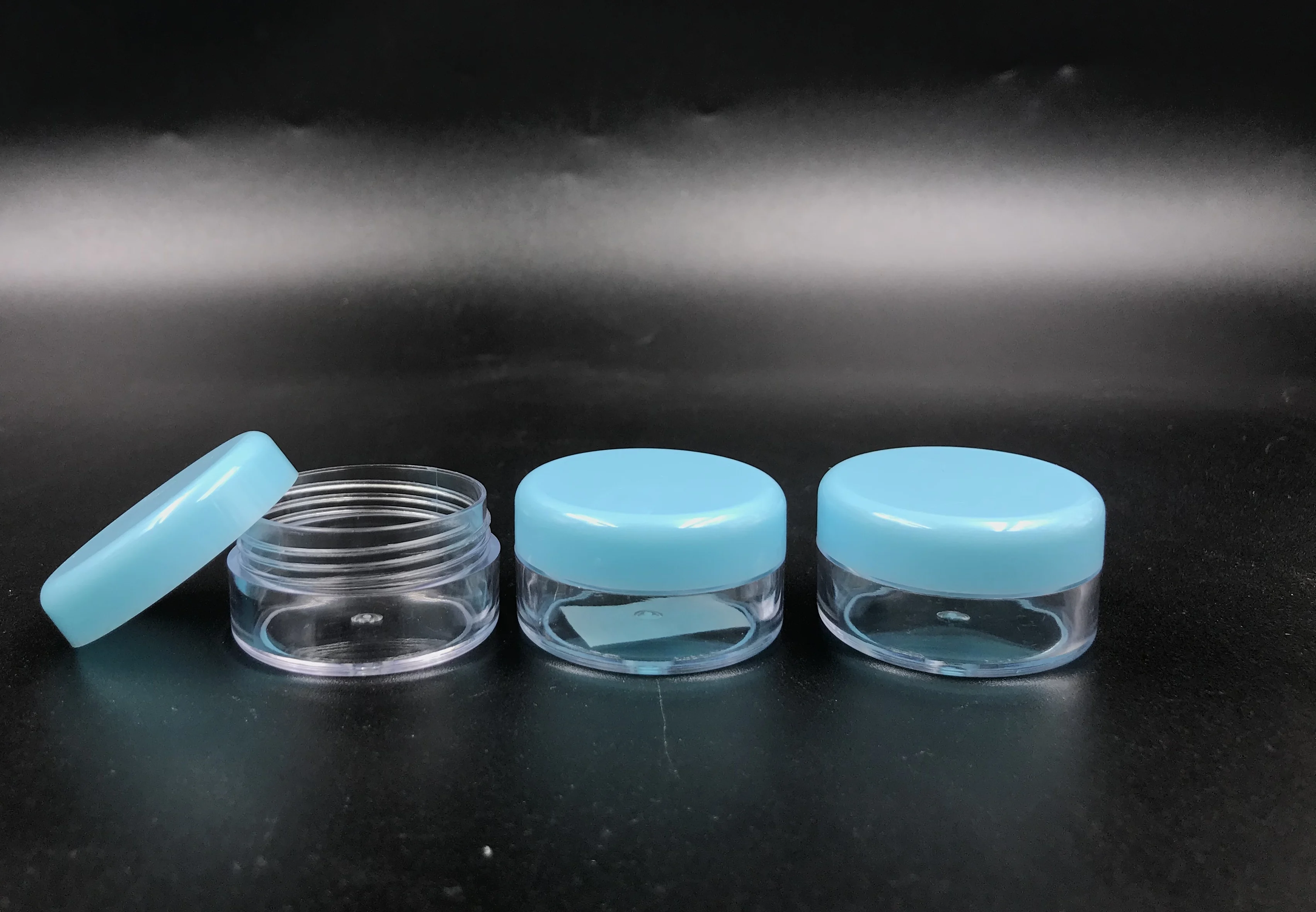 Fast Delivery Clear Plastic Personal Care Travel Bottle Jar Set Kit With PVC Bag