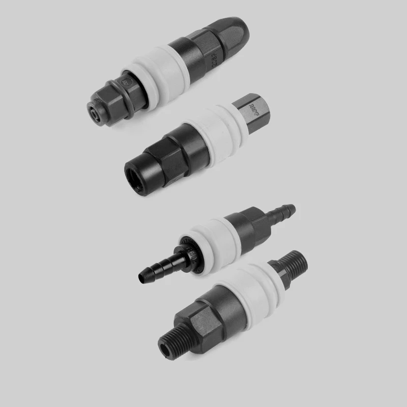Pneumatic C-type Plastic Steel Self-locking Joint Air Compressor Pump Fitting Quick Coupling Accessories PU Tube Pipe Connector
