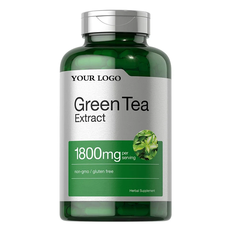 Private Label Natural Slimming Green Tea Extract Gummies For Diet Drops Weight Loss