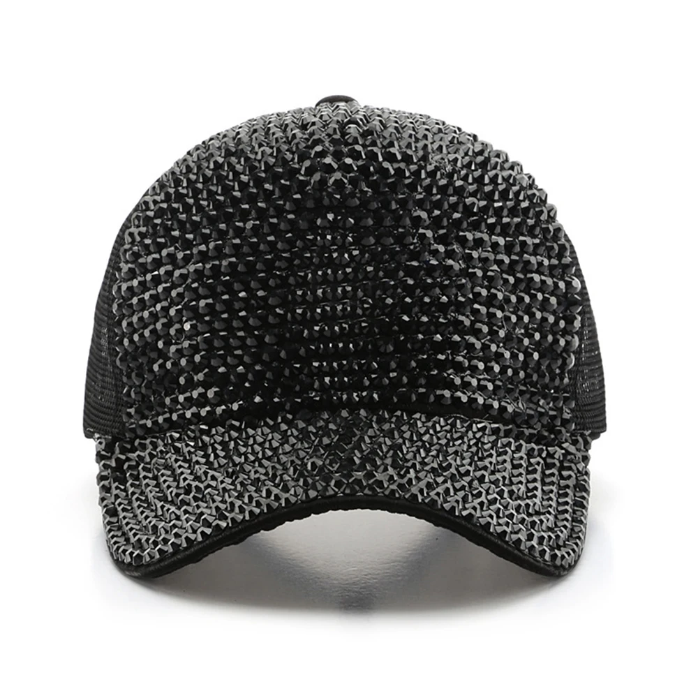 2022 Customize mesh ball trucker type hats in bulk vendor rhinestone logo printing caps trucker hat