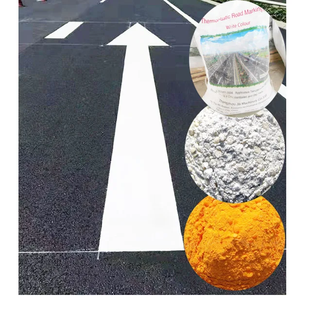 Strong Adhesion Thermoplastic Road Marking Raw Materials Highway Yellow And White Paint