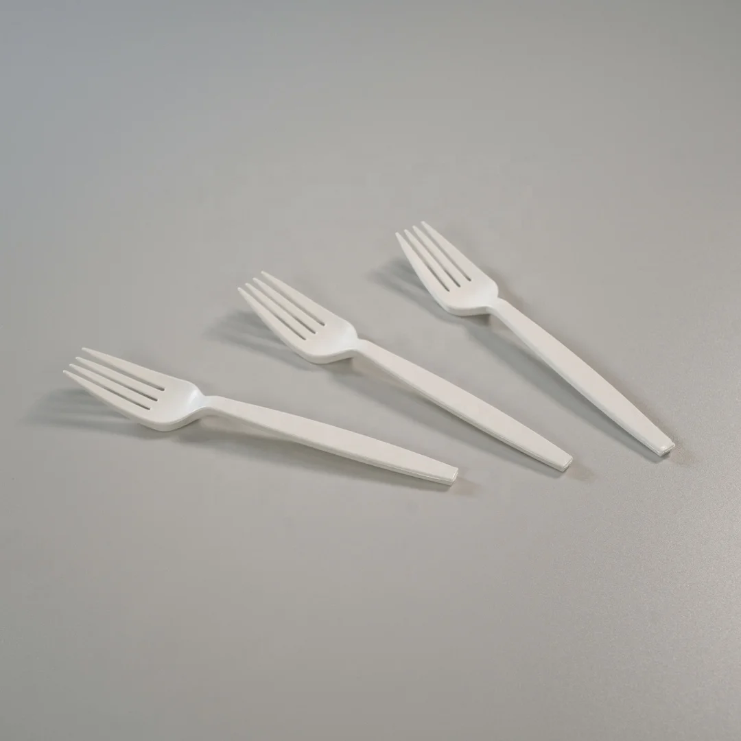 Custom packaging corn starch biodegradable spork compostable disposable utensils fork