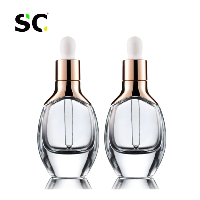 Cosmetic Perfume Bottle Essence 30g 50g Empty Glass Serum 30ml 50ml Lotion Packaging