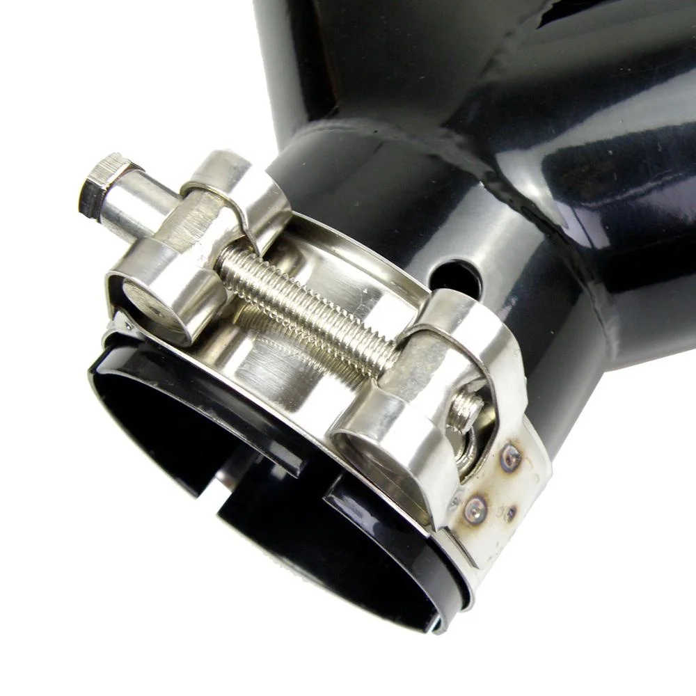 Двойное углеродное волокно, черная нержавеющая сталь, универсальная M производительность, углеродное волокно, выхлопная труба, концевые трубы, глушитель, наконечники для BMW серии