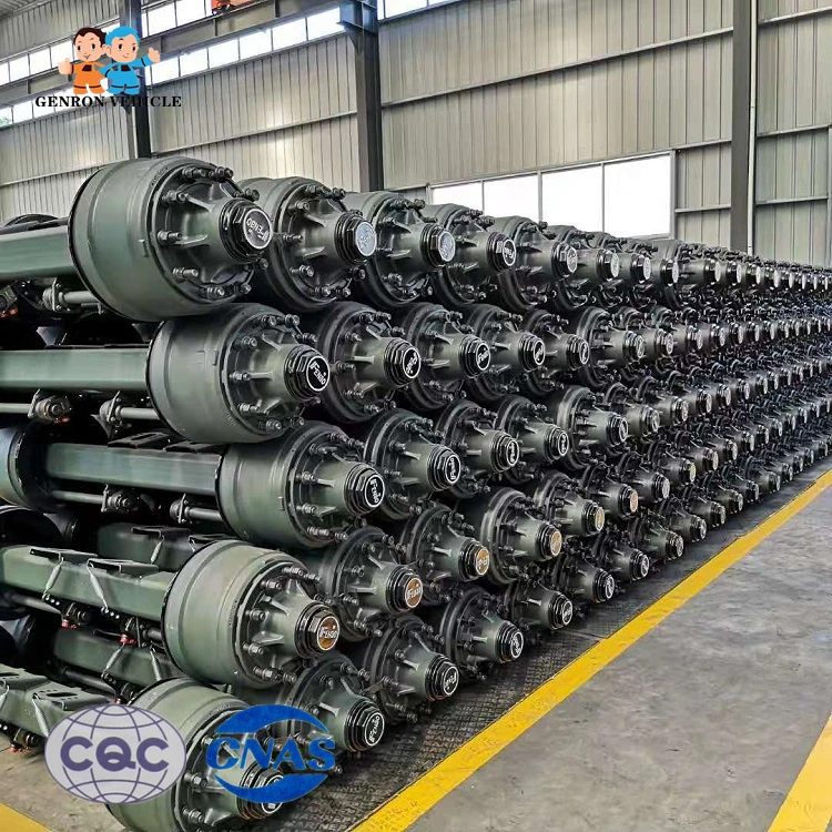 Тяжелые низкая цена 13 тонн грузовик Fuwa полу-образная ось тип оси для