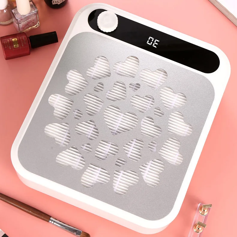 Beauty Salon Low Noise High Suction Dust Cleaner Nail Desk Dust Collector Manicure Nail Dust Extractor