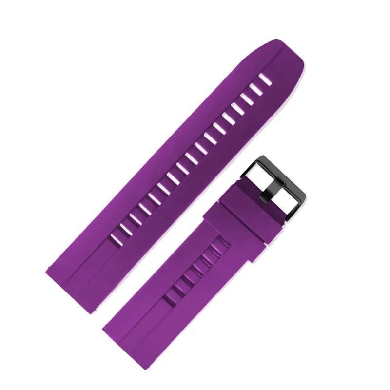 3D Customized Pattern Flower Printed Silicone Integrated Watchband for Printing Apple Watchband