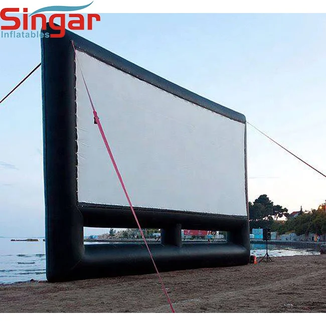 10x5.6m Advertising inflatables outdoor movie screen cinema 33ft outdoor