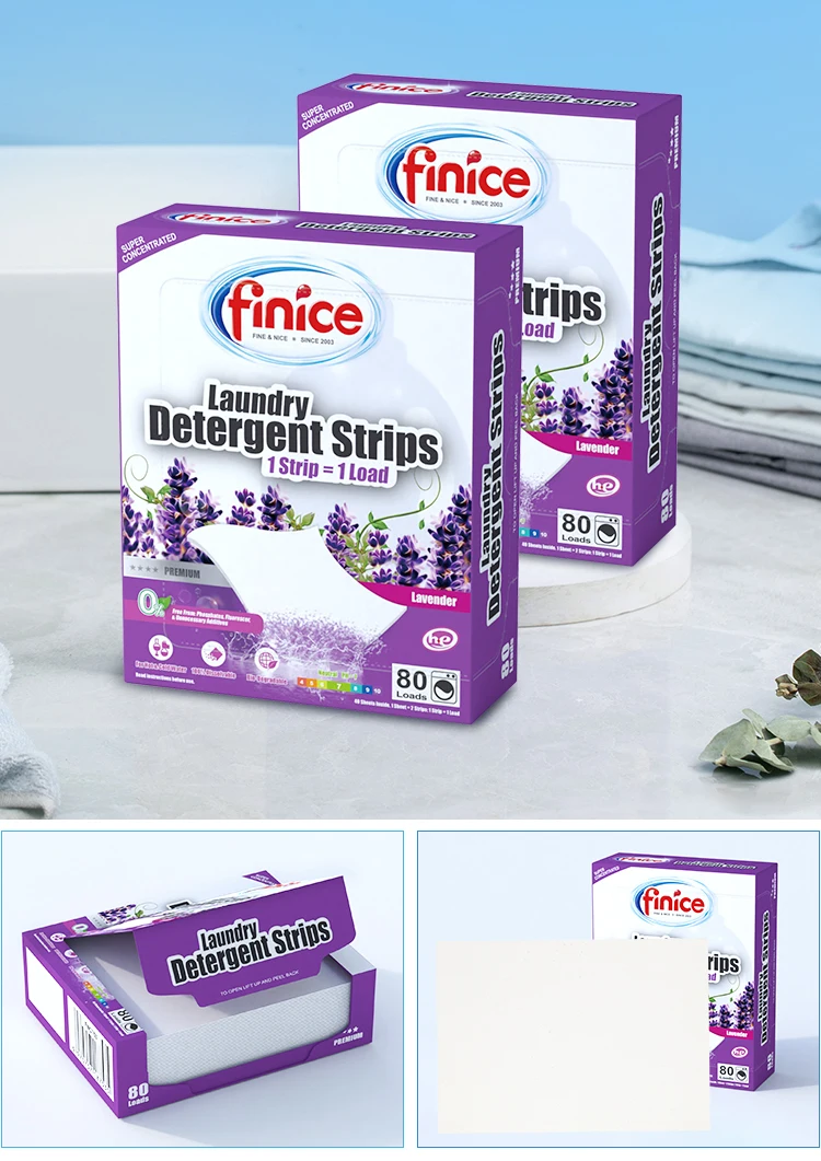 FNC753 Finice Washing Powder Bulk eco friendly detergent tablet laundry detergent sheets