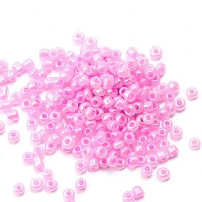 Wholesale spot In Stock Style Beautiful Candy Color Size 6/0 8/0 12/0 Ceylon Round Glass Seed Beads