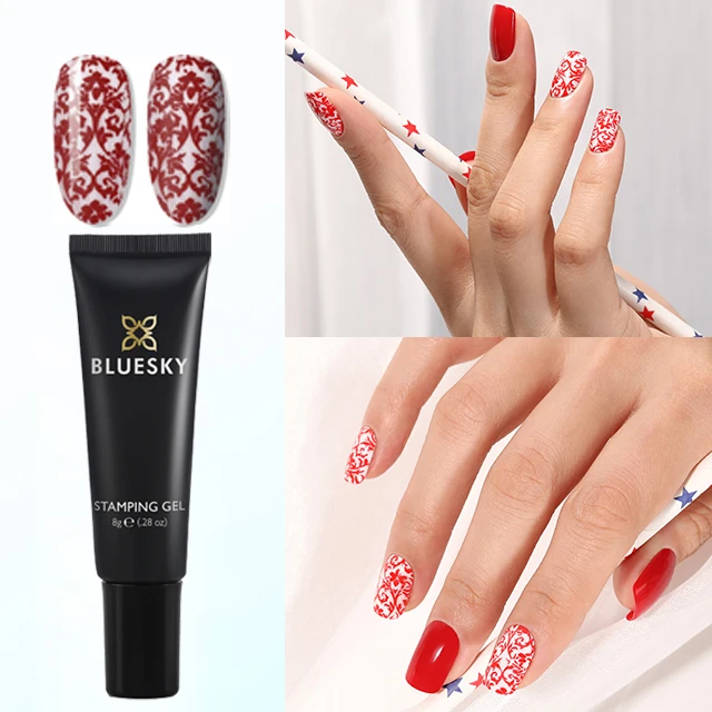 Hot Selling Uv Gel Polish Nail Printer Oil Fluorescent Printing Glue Painting Art Uv Lamp Curing Gel Nail Polish