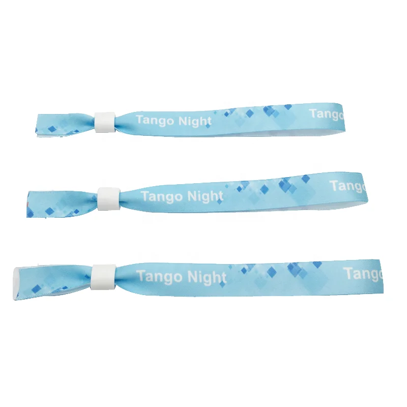 Promotional new design women custom fabric elastic wristbands bracelet