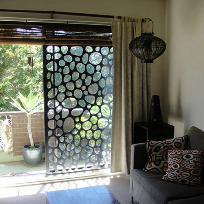 Keenhai Modern Room Divider Separate Partition Wall Laser Cut Metal Screen