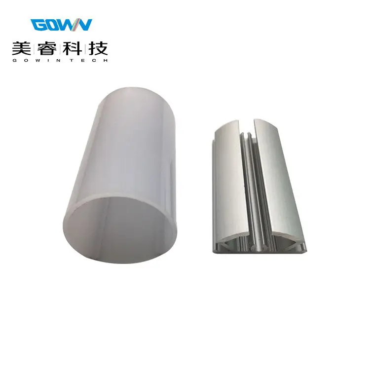 Round Shaped Aluminum LED Profile LED Channel with LED Strip Diffuser Cover for LED Channel Lights