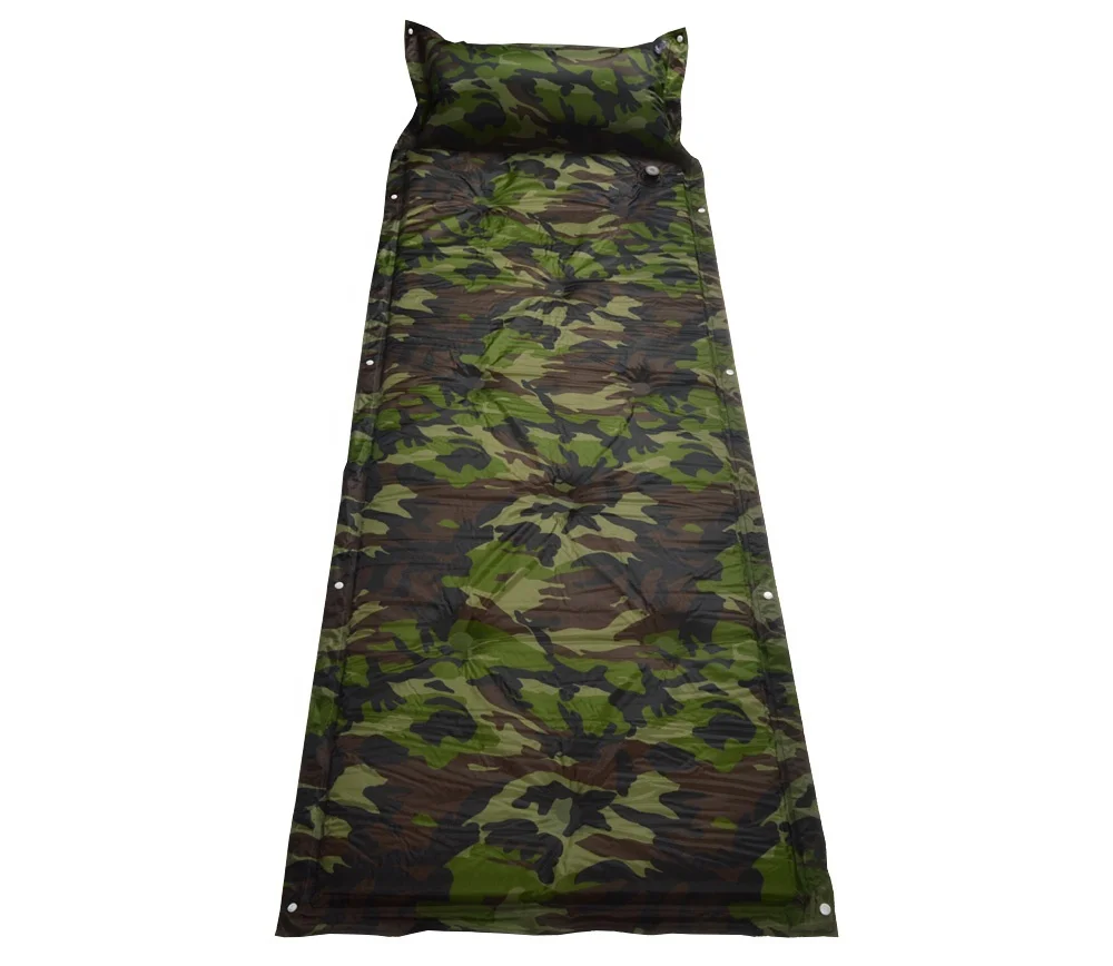 
Inflatable single airbed, inflatable high rebound sponge air mattress mat, inflatable beach air mattress 