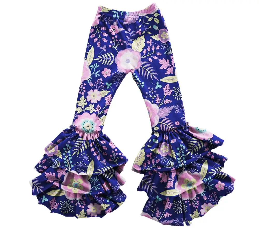 Newest Children Leggings Pants For Girls Comfortable Toddler Girl Bell Bottoms Pants Baby Girl Fashion Pants Print Trousers