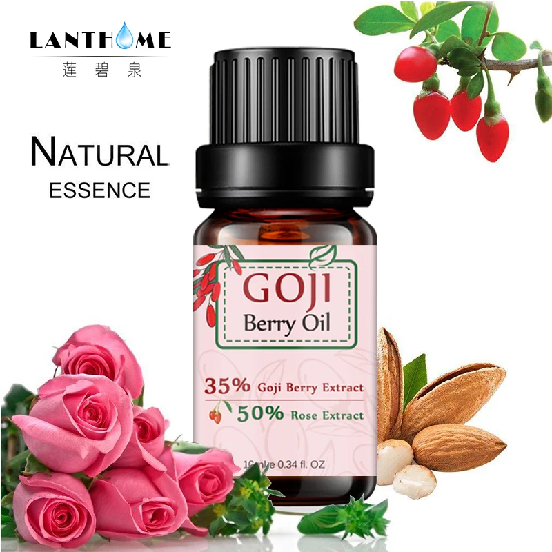 private label Skin care Glow anti wrinkle essence acne pimple removal dark spot Corrector face serum goji berry rose oil