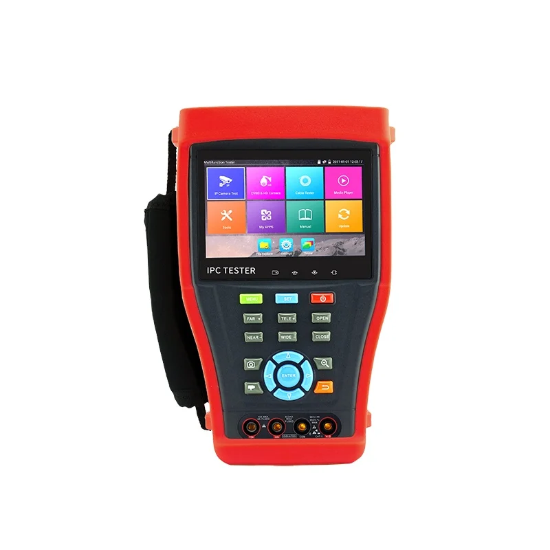 Multifunctions4.3 inch touch screen  CCTV tester tools for TVI CVI AHD IP cctv camera testing tool