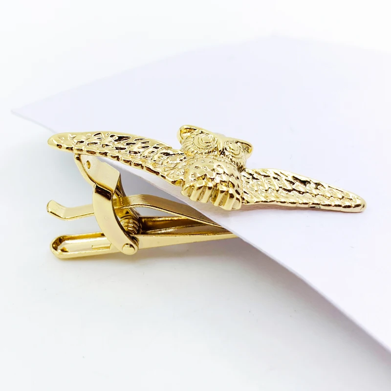 Hot Sale Wholesale Custom Metal Pin Gold Plated Hardware Diy Blank Logo Men Portable Hat Alligator Tie Clips
