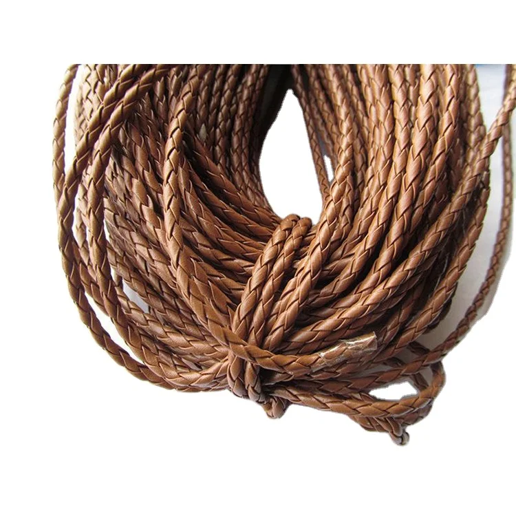 2020 New Low Price Faux Braid Leather Cord String Rope/Jewelry Beading String/ For Bracelet & Necklace