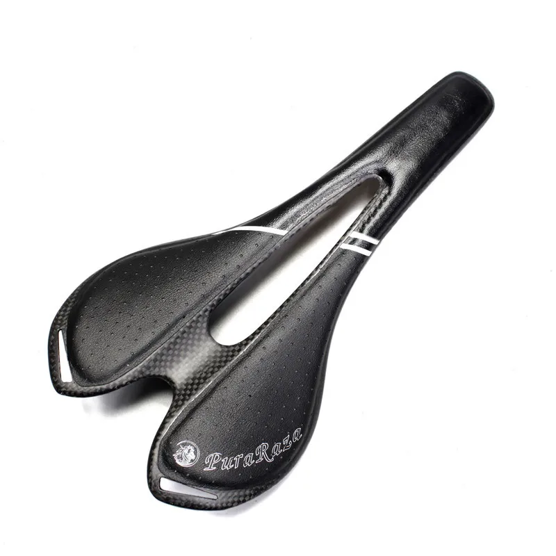 T700 carbon bike saddle EVO Real leather saddle bicycle
