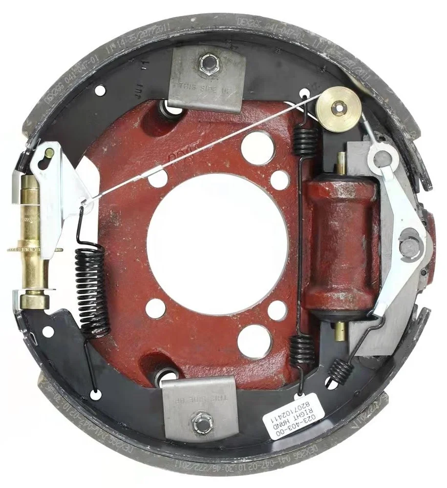Гидравлический Барабанный тормоз прицепа с автоматическим регулятором листовая пружина 8K 9K Lbs черные комплекты OEM под заказ Упаковочные