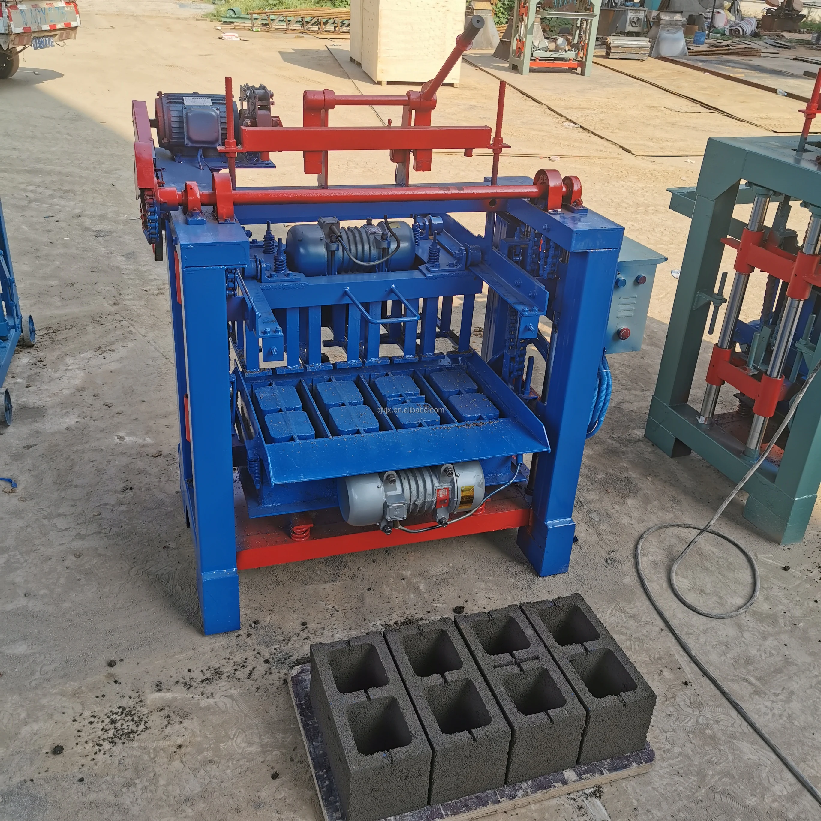 building face brick mass concrete solid hollow commercial set brick making ecological machine moc brick