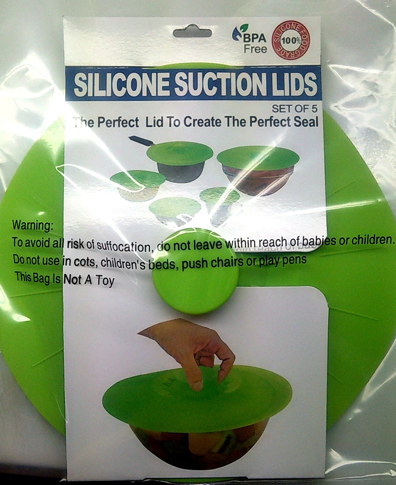 Силиконовые натяжные крышки для пищевых продуктов